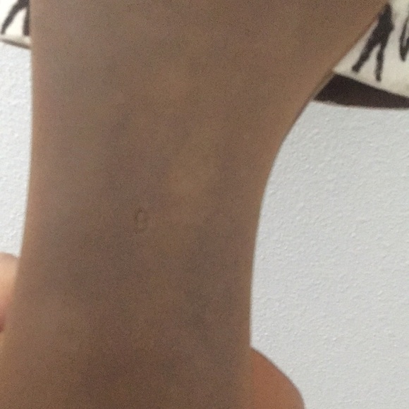 MADEWELL Brown / off whiteD'orsay Flats 9 Calf Hair Leather Open Toe Shoes - Picture 14 of 17